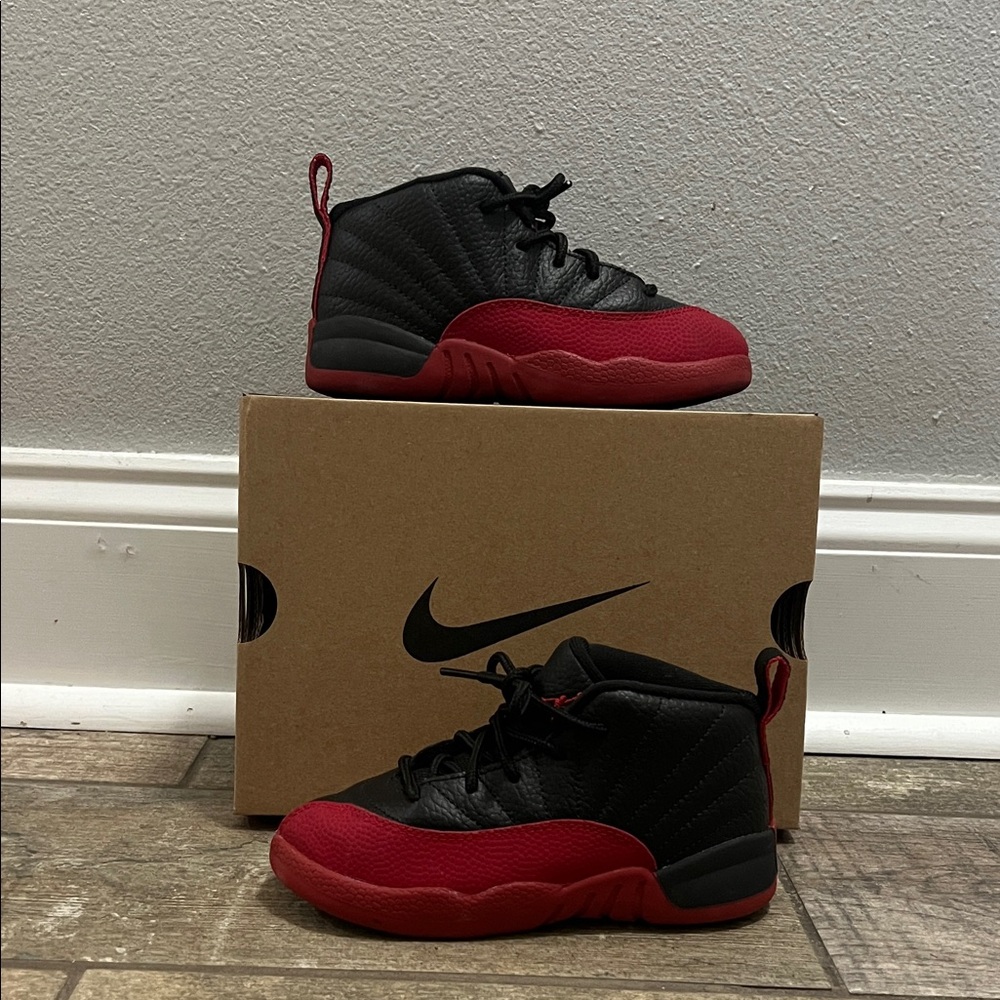 Jordan 12 Retro ‘Flu Game’ TD size 10c